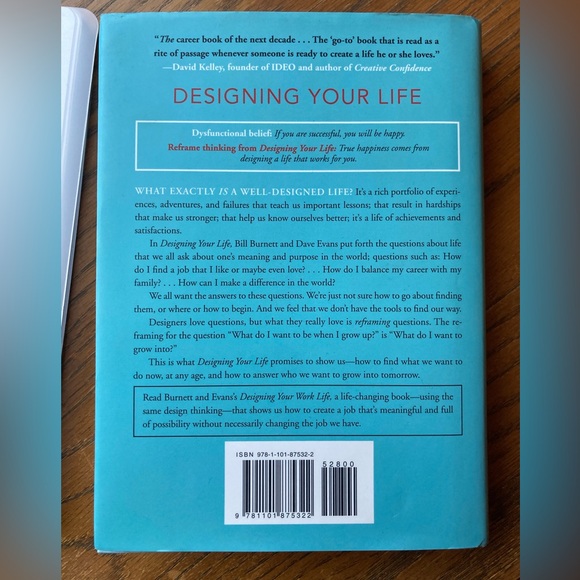 NEW!!! Designing Your Life Book & Workbook by Bill Burnett & Dave Evans - Picture 4 of 6
